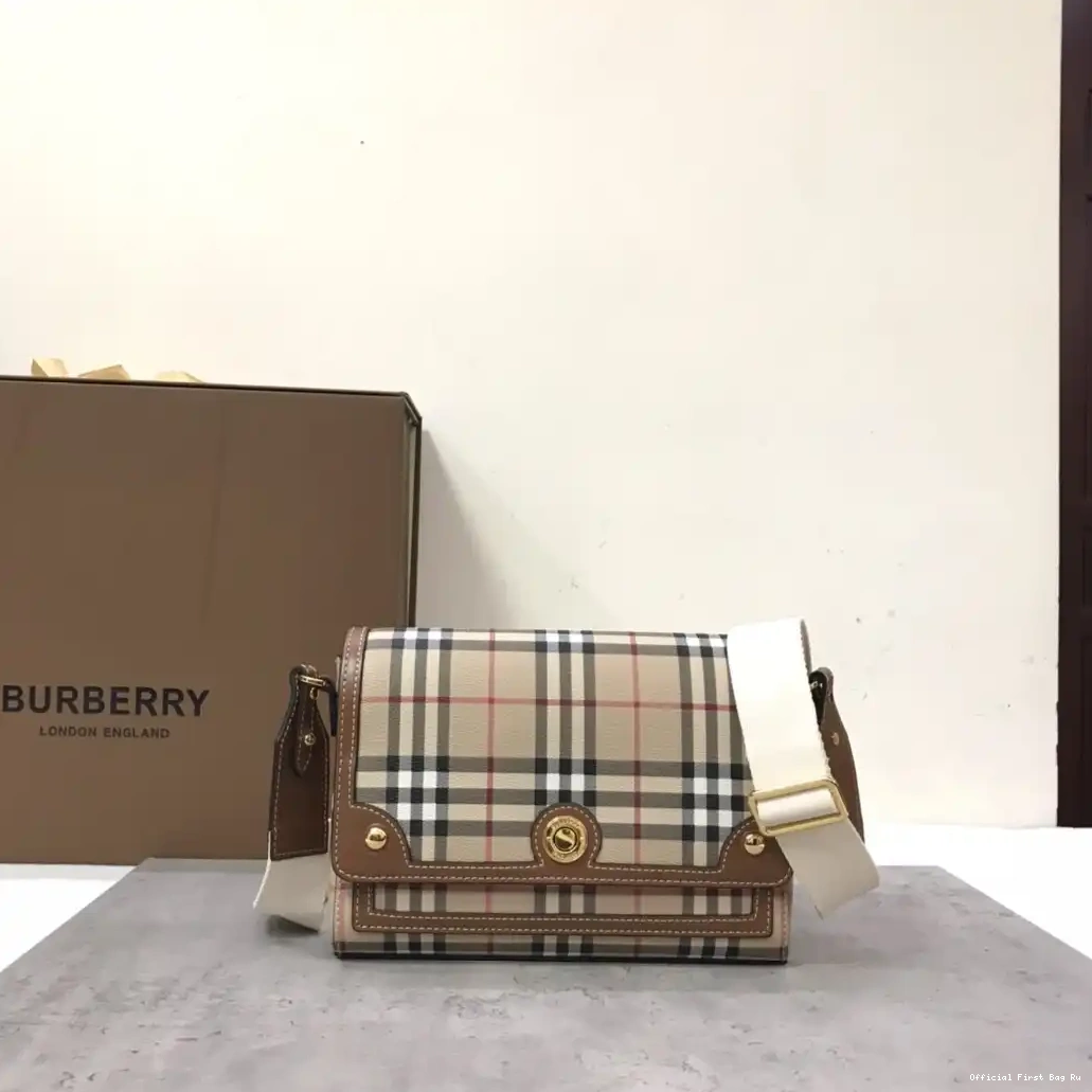 BURBERRY Note Bag-25-8.5-18cm Crossbody 0617